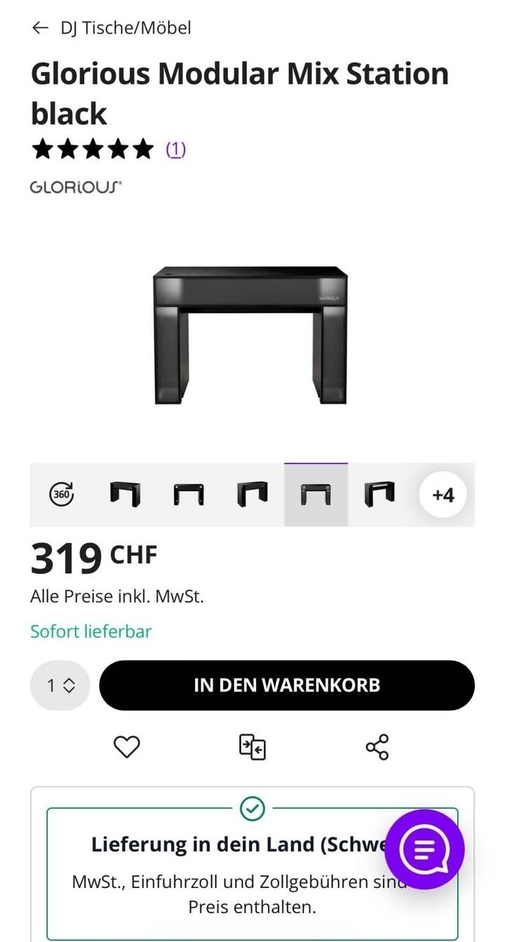 Console di mixaggio: Dj Pult Tisch – Usato da Aarburg venduto da DoubleT 4