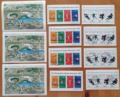BRD Lot: Blöcke Olympische Spiele München 1972 / Verschieden