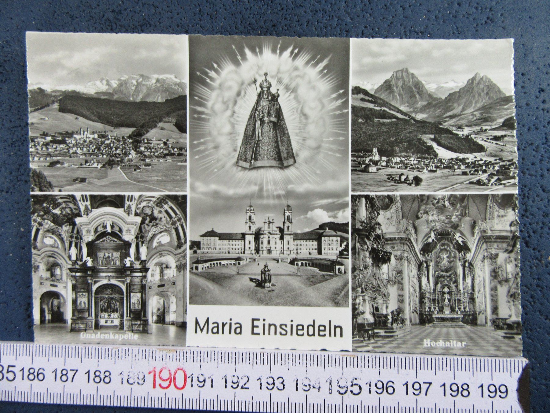 Cartoline postali: MARIA EINSIDELN 1953 SZ AK – Usato da Ettingen venduto da Hausi4711