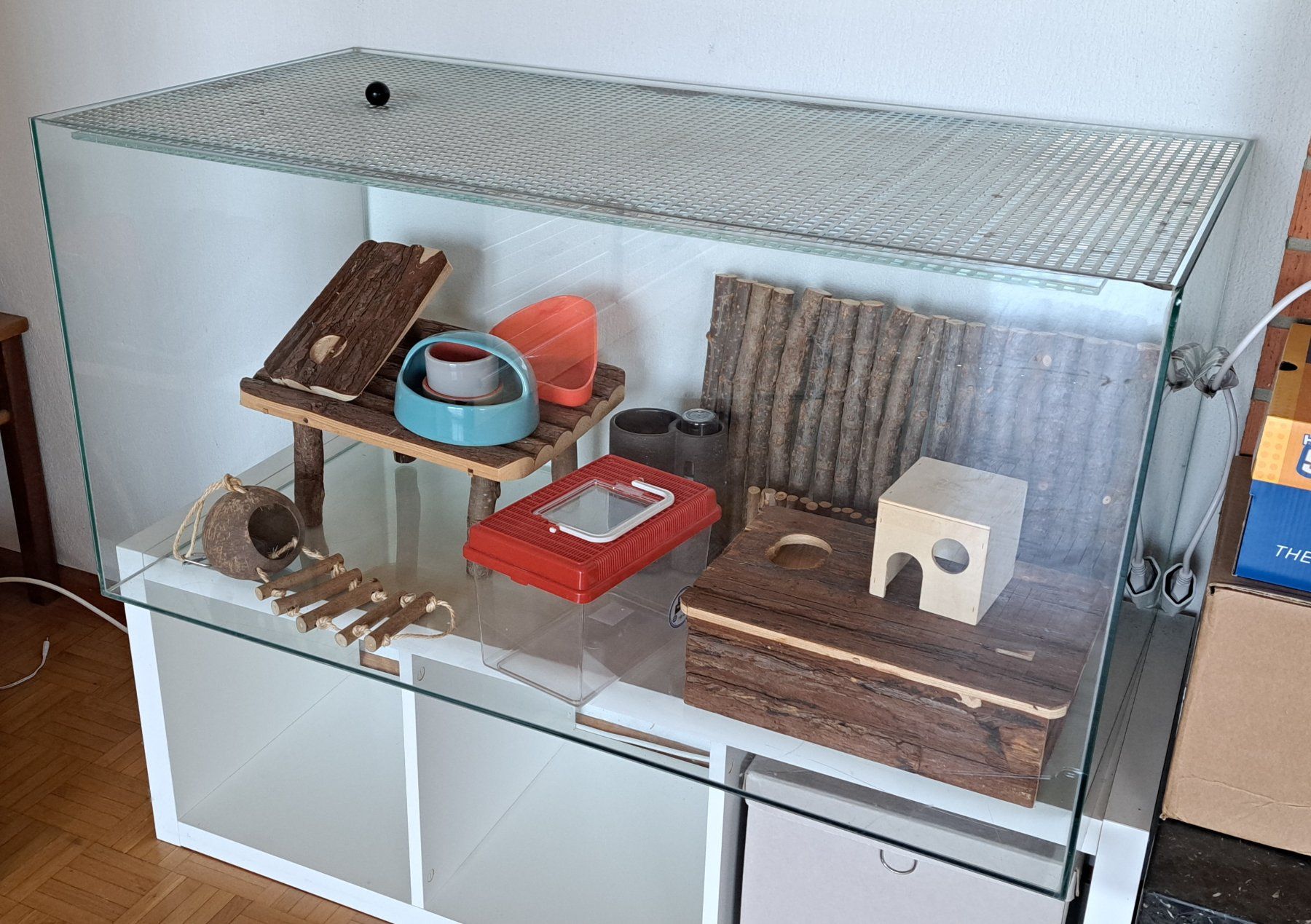 Terrario: Nagerterrarium Glas 100x50x50 – Usato da Wolfhausen venduto da Reto831
