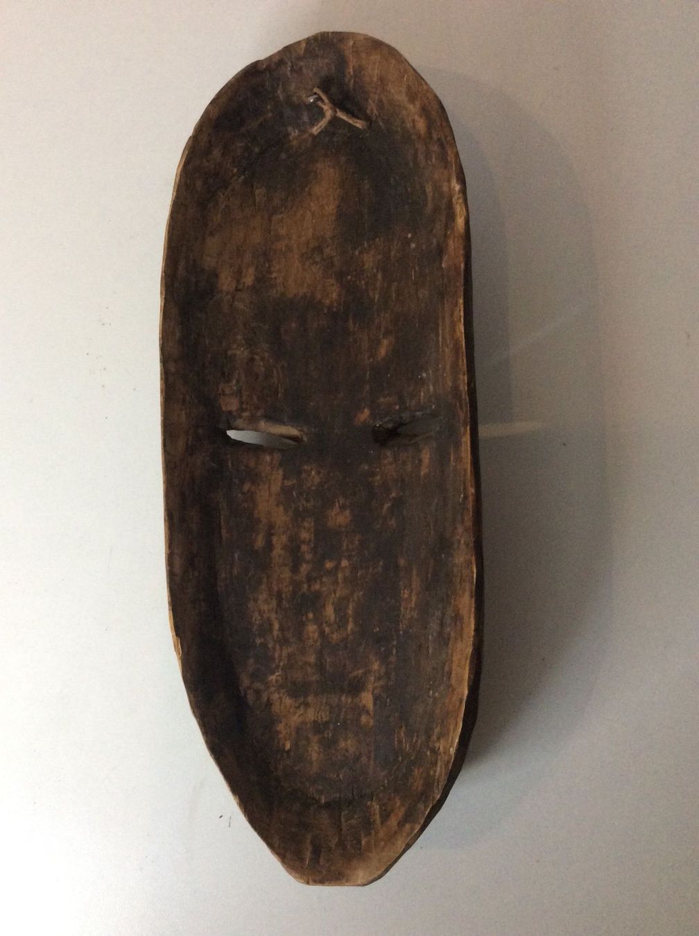 Internationale Kunst: AFRIKA Maske aus Holz „Kuss“ – Gebraucht aus Belp von Familie-Meyer 2