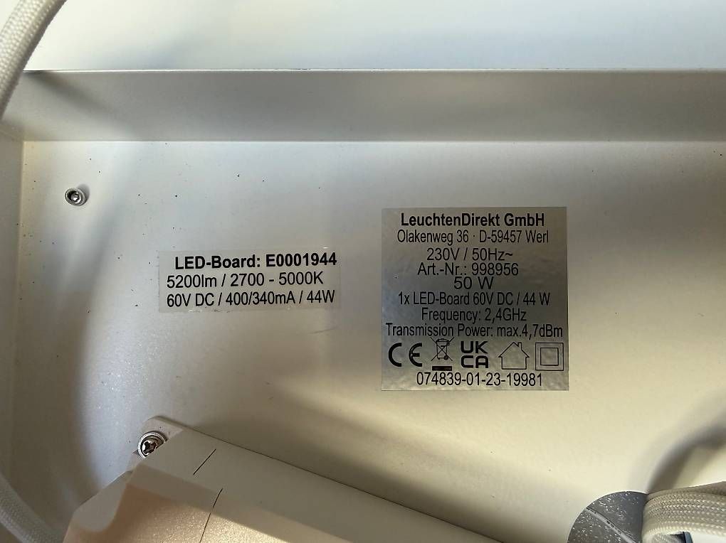 Lampade: LED Zimmerleuchte / Büroleuchte/oder Küchenleuchte – Nuovo e nell'imballaggio originale da Lenzburg venduto da Balubalu66 2