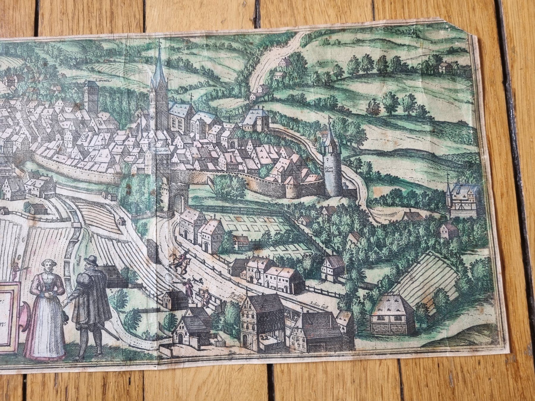 Incisioni: S GALLI  OPP et Monasterium   St. Gallen – Usato da Schaffhausen venduto da Leveron13 1