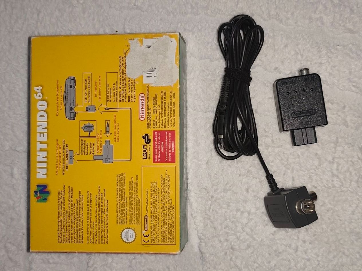Nintendo Konsolen: Nintendo 64 RF Switch Modulator mit OVP – Gebraucht aus Schänis von Mugi_87_ 2