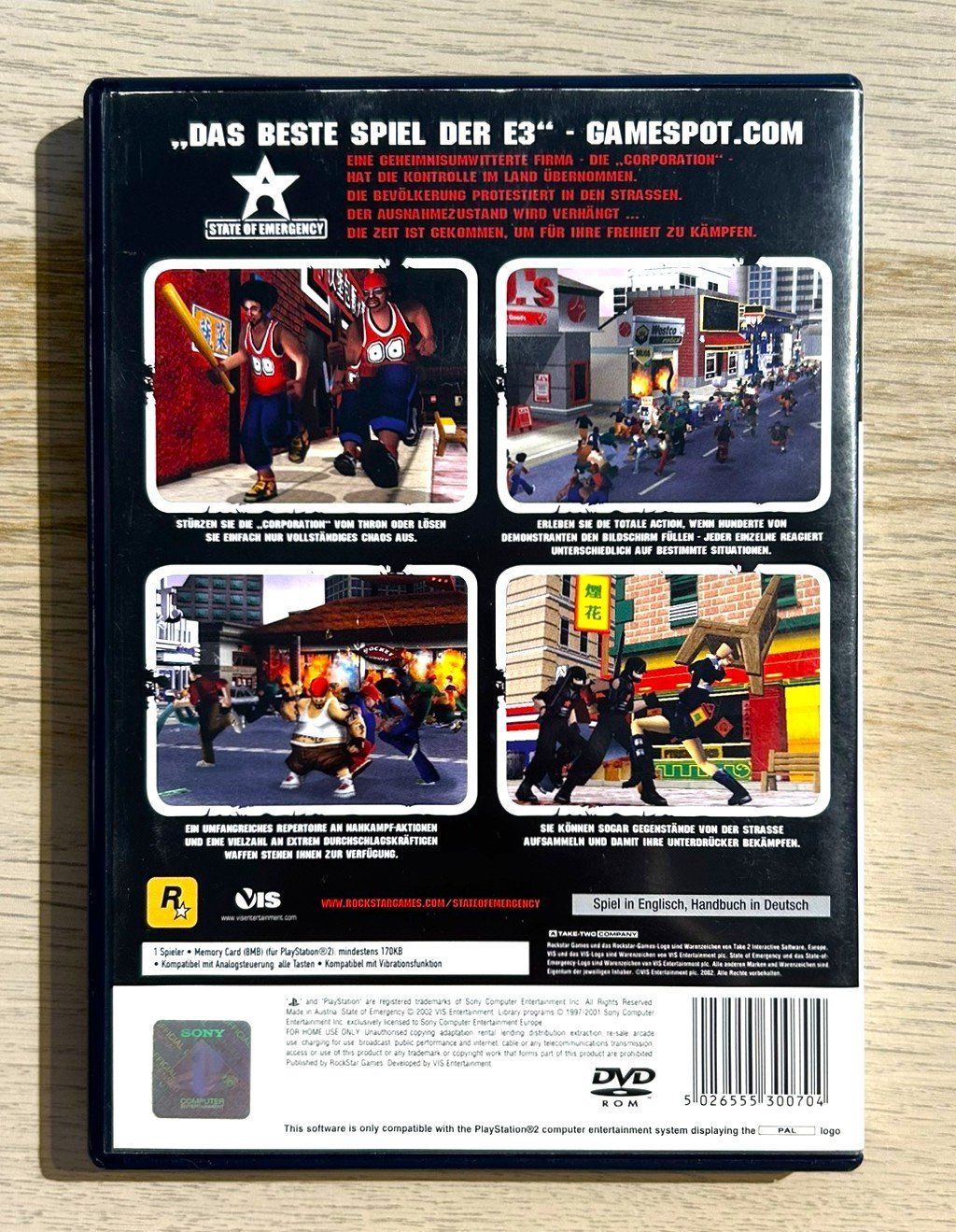 Sony Giochi: State of Emergency PS2 – Usato da St. Gallen venduto da Alpine.Arcade 1
