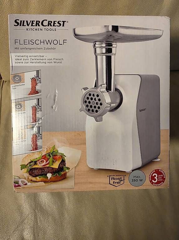 Elettrodomestici da cucina: Silvercrest Fleischwolf  – Nuovo e nell'imballaggio originale da Grüningen venduto da hallonetti 1