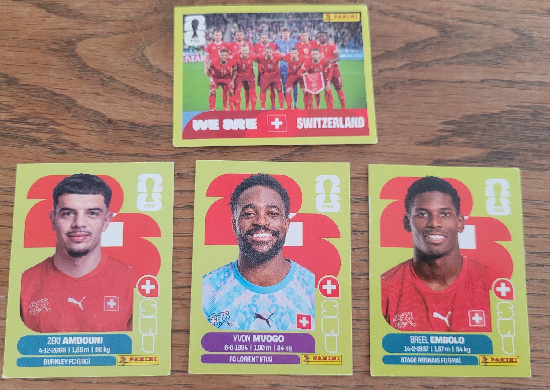 Panini Carte collezionabili: Panini Schweiz SUI 3, 13, 17, 20 – Usato da Kriens venduto da KTP