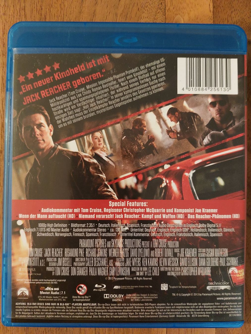 Tutti i DVDs: Blu Ray - Jack Reacher mit Tom Cruise – Usato da Rheinfelden venduto da FilmAuktion 1