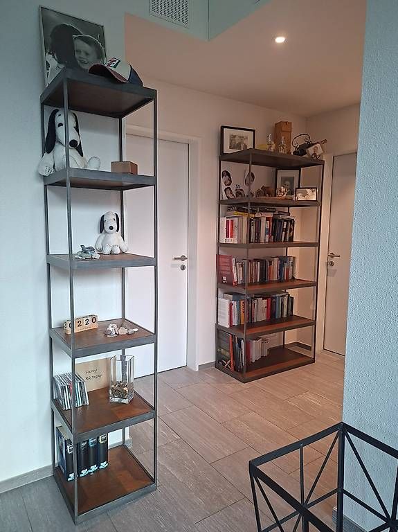 Regale: Massiv Metall-Eichen Regal Pfister – Gebraucht aus Balzers von manro75