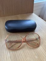 Original Vintage Sonnenbrille 70er/80er Transparent Orange