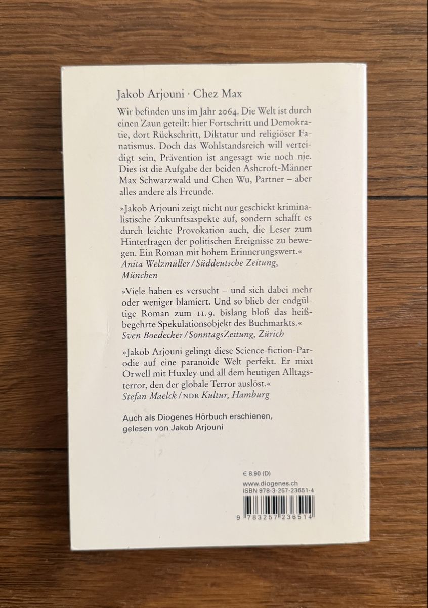 Bücher: Chez Max - Jakob Arjouni – Gebraucht aus Moosseedorf von smushpuff 1