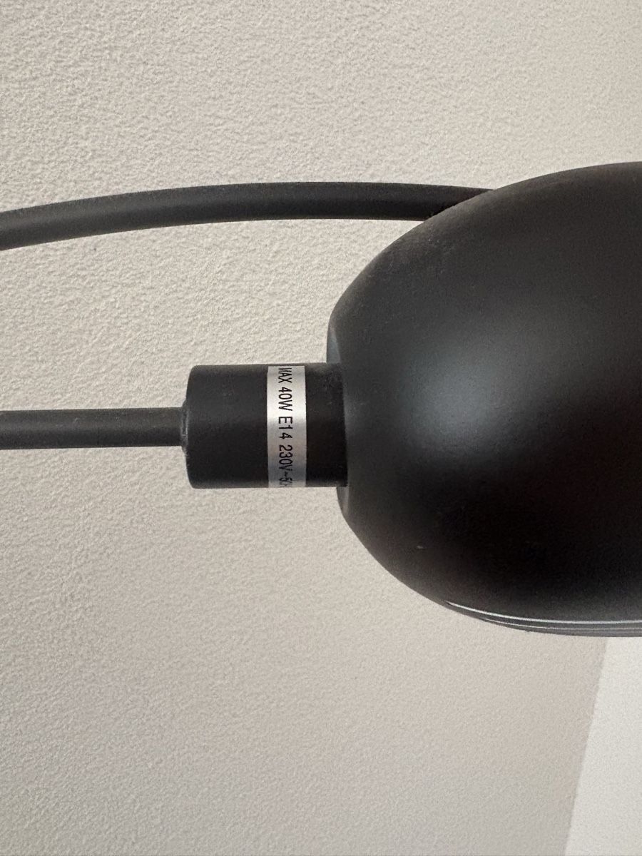 Lampade: Bogenlampe schwarz – Usato da Lichtensteig venduto da lau_2999 3