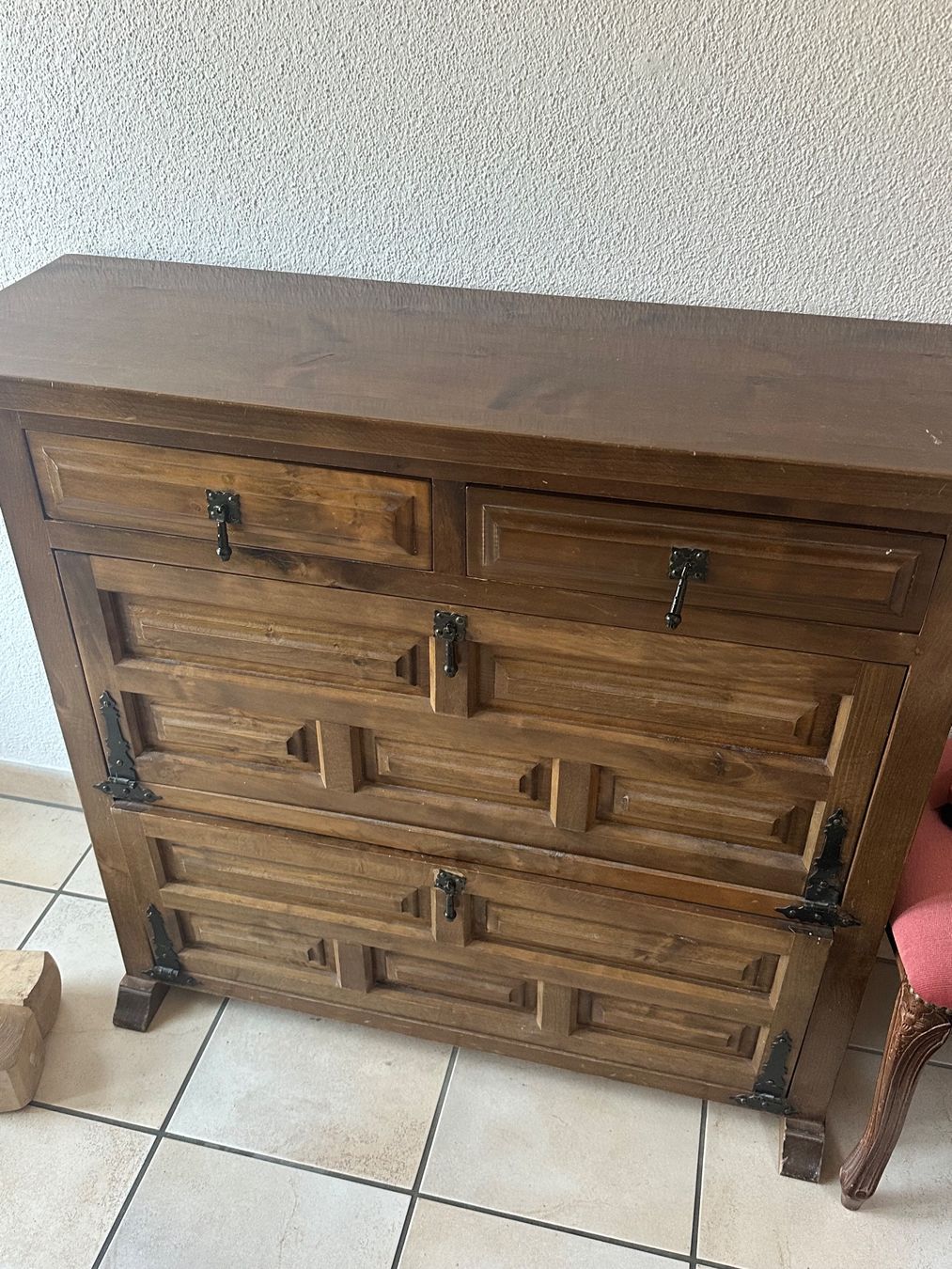 Kommoden: Antike Schuhkommode aus Holz – Gebraucht aus St. Gallen von Goldacherin