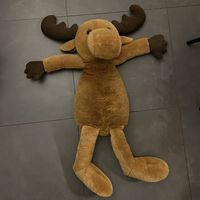 Grande peluche alce  morbido e in buone condizioni