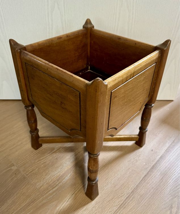 Vintage Pflanzenständer Pflanzenhocker Blumenhocker Holz Kaufen auf