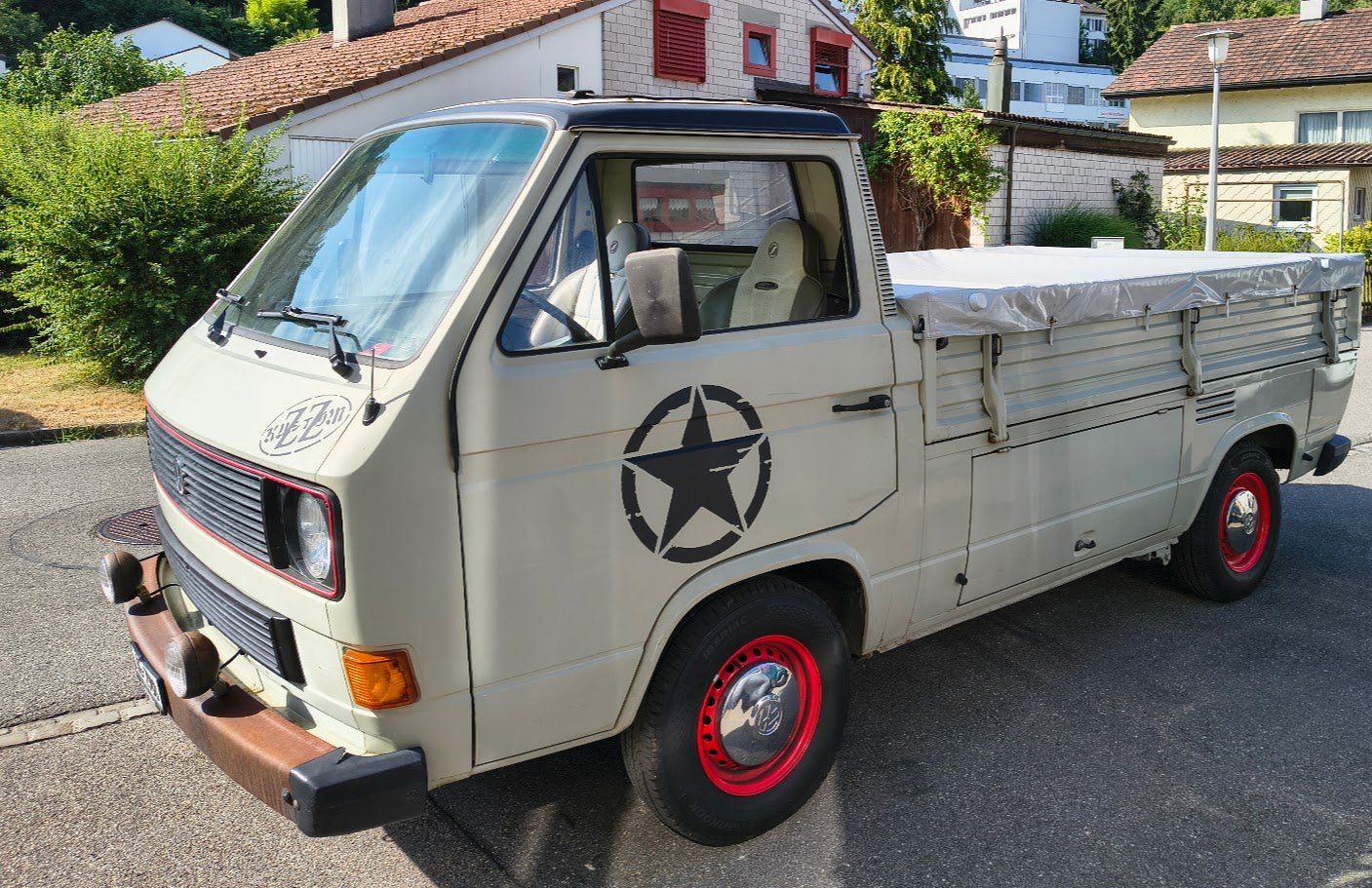 VW Nutzfahrzeuge: VW T3 Pritsche guter Zustand – Gebraucht aus Aarau von Egli-CNC