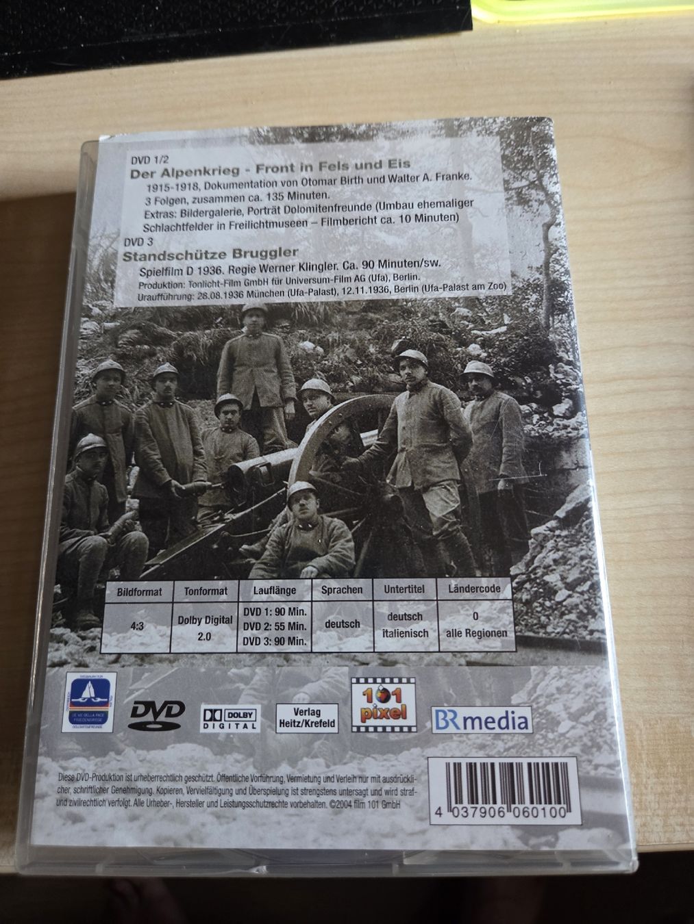 Tutti i DVDs: Der Alpenkrieg 1915-1918 – Usato da Böbikon venduto da Domplex 1