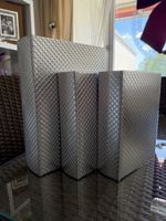 Bücherboxen 3Stück silber 