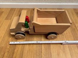 Holz Lastwagen + Figuren