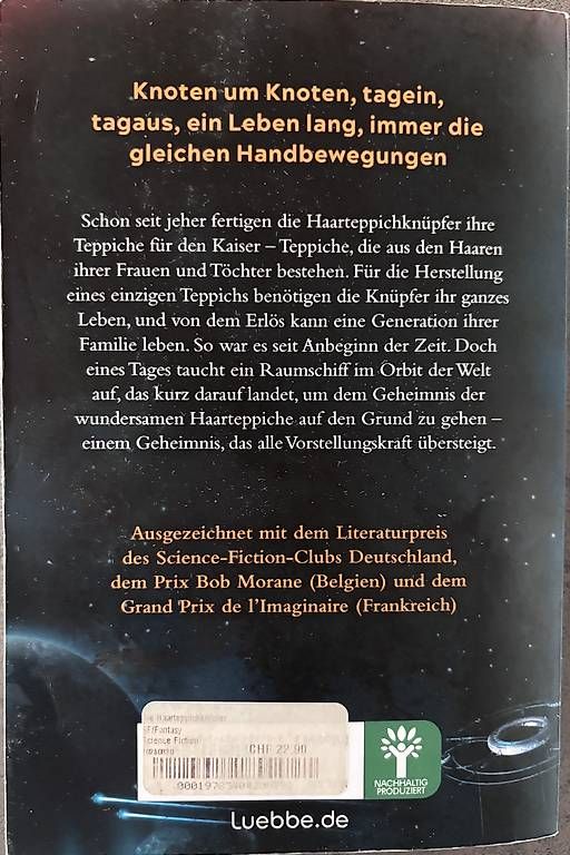 Livres: Die Haarteppichknüpfer - Andreas Eschbach – D'occasion à Begnins par shp125 1