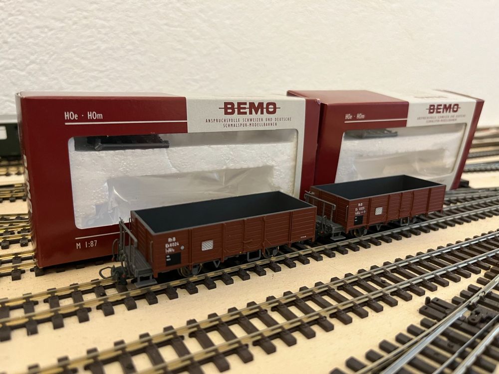 Bemo 2254 104 und 2254 105 RhB Ek 6024 und 6025 Kaufen auf Ricardo