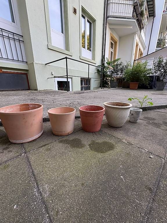 Vasi per fiori: Set mit 6 Pflanzentöpfen  Terrakotta & Keramik  – Usato da Basel venduto da Barbara_Gug