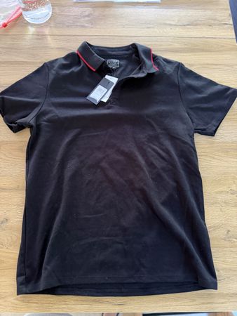 Polo Shirt Schwarz GUESS Grösse M mit Etikett