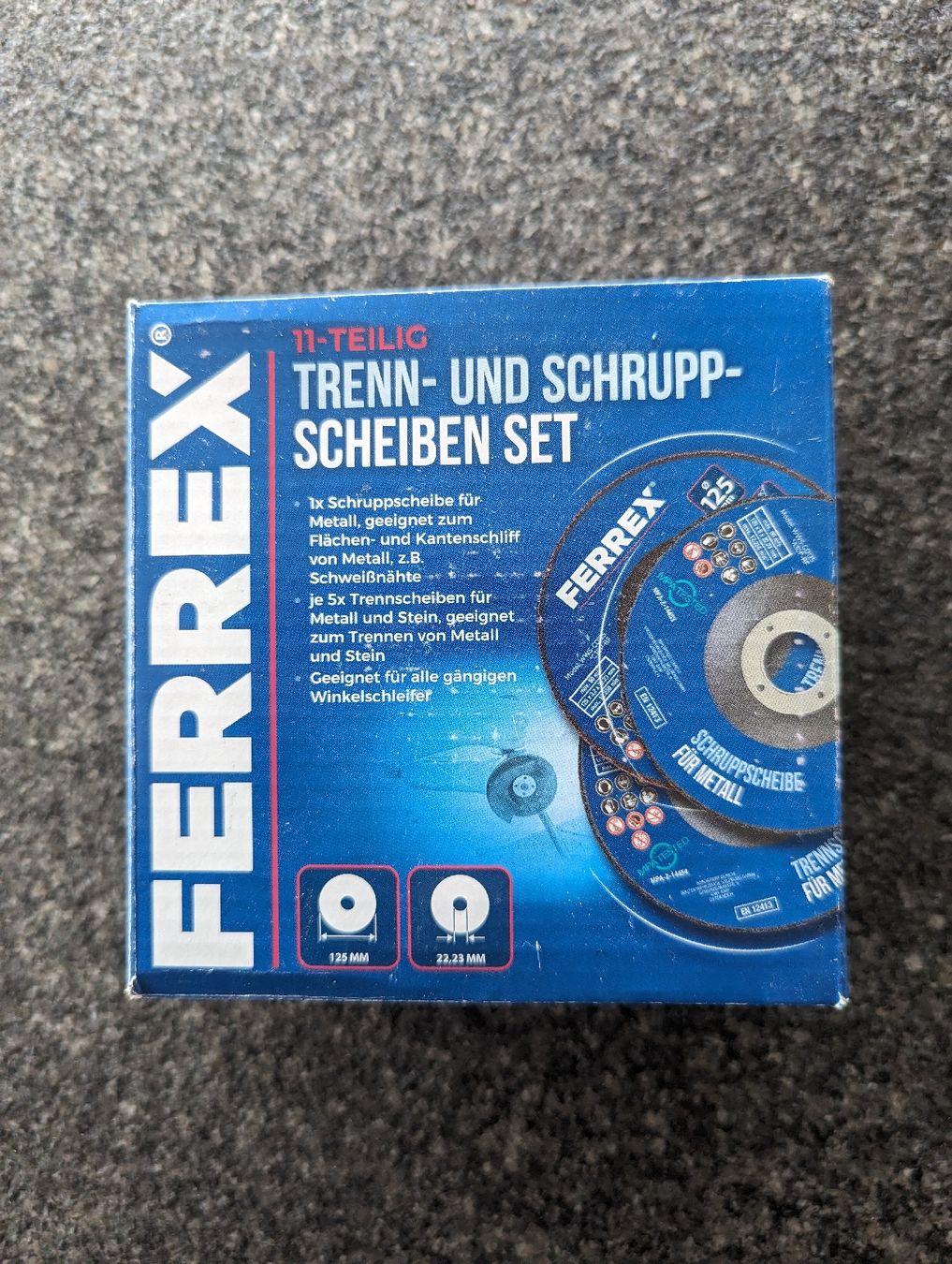 Tutti gli attrezzi: FERREX Trenn- und Schruppscheiben-Set, 4-/11-tlg. – Nuovo e nell'imballaggio originale da Thalheim AG venduto da epservices