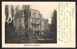 AK Lausanne, L'Infirmerie, 1912