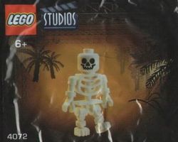 Lego Studios 4072 Minifigure Skeleton polybag, Japan