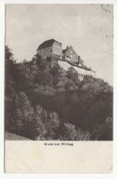1919 Schloss WILDEGG alte Karte Lenzburg nach Niederlenz