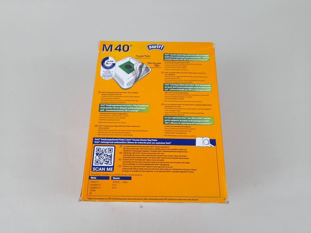Altro per la casa: SWIRL Staubsaugerbeutel M40 10er Packung – Nuovo (secondo la descrizione) da Liebefeld venduto da Restwert_Liebefeld 1