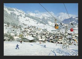 AK Zweisimmen Gondelbahn Rinderberg