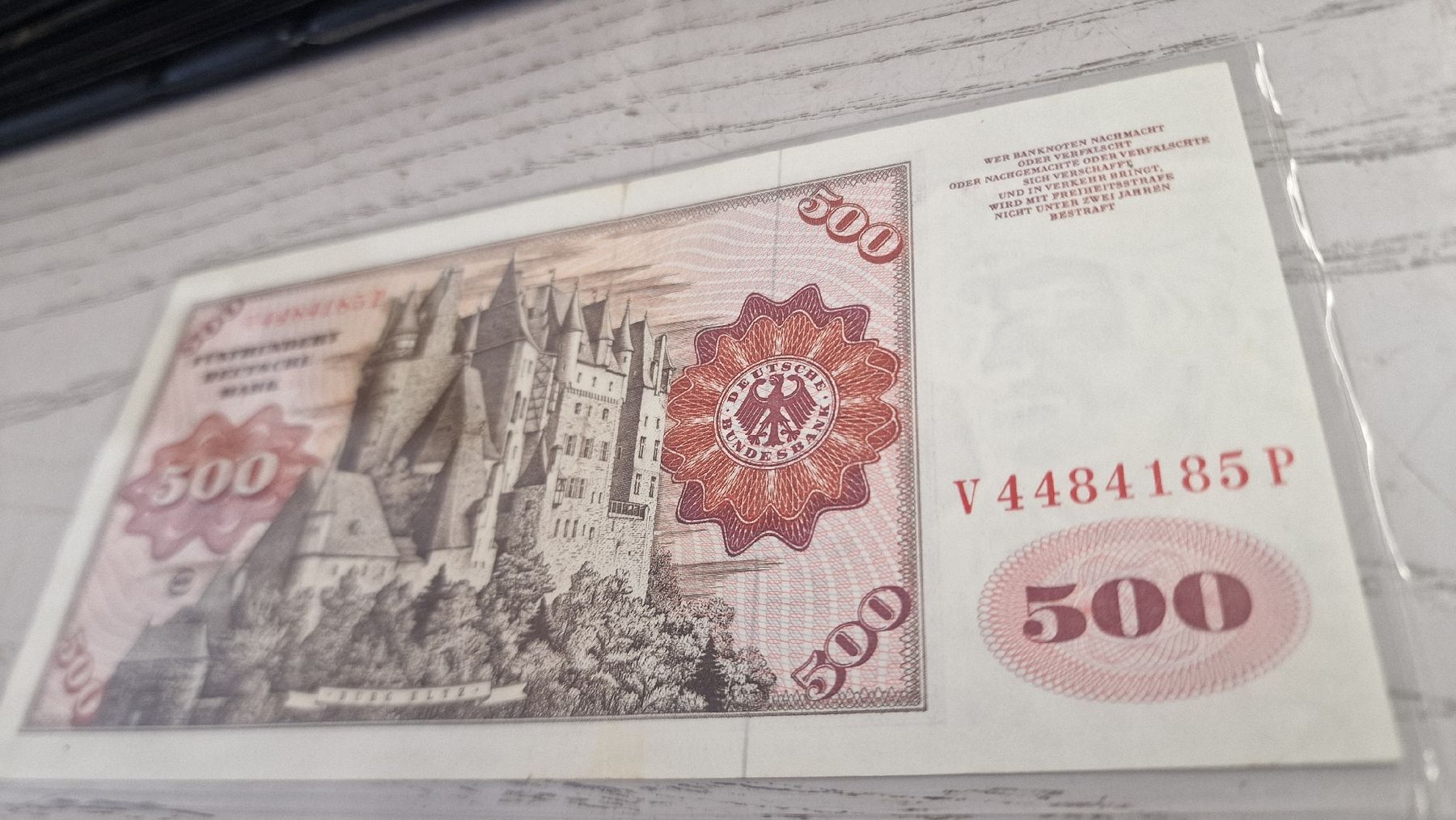 Banconote: 500 Deutsche Mark Banknote 1. Juni 1977 Sammlung – Nuovo (secondo la descrizione) da Herisau venduto da Antiques.AR 1
