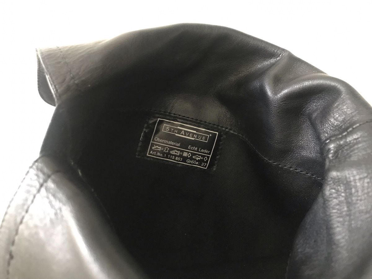 Damenschuhe: Overknee-Stiefel 5th Avenue, schwarz, echtes Leder – Gebraucht aus Bremgarten AG von Belana0 5