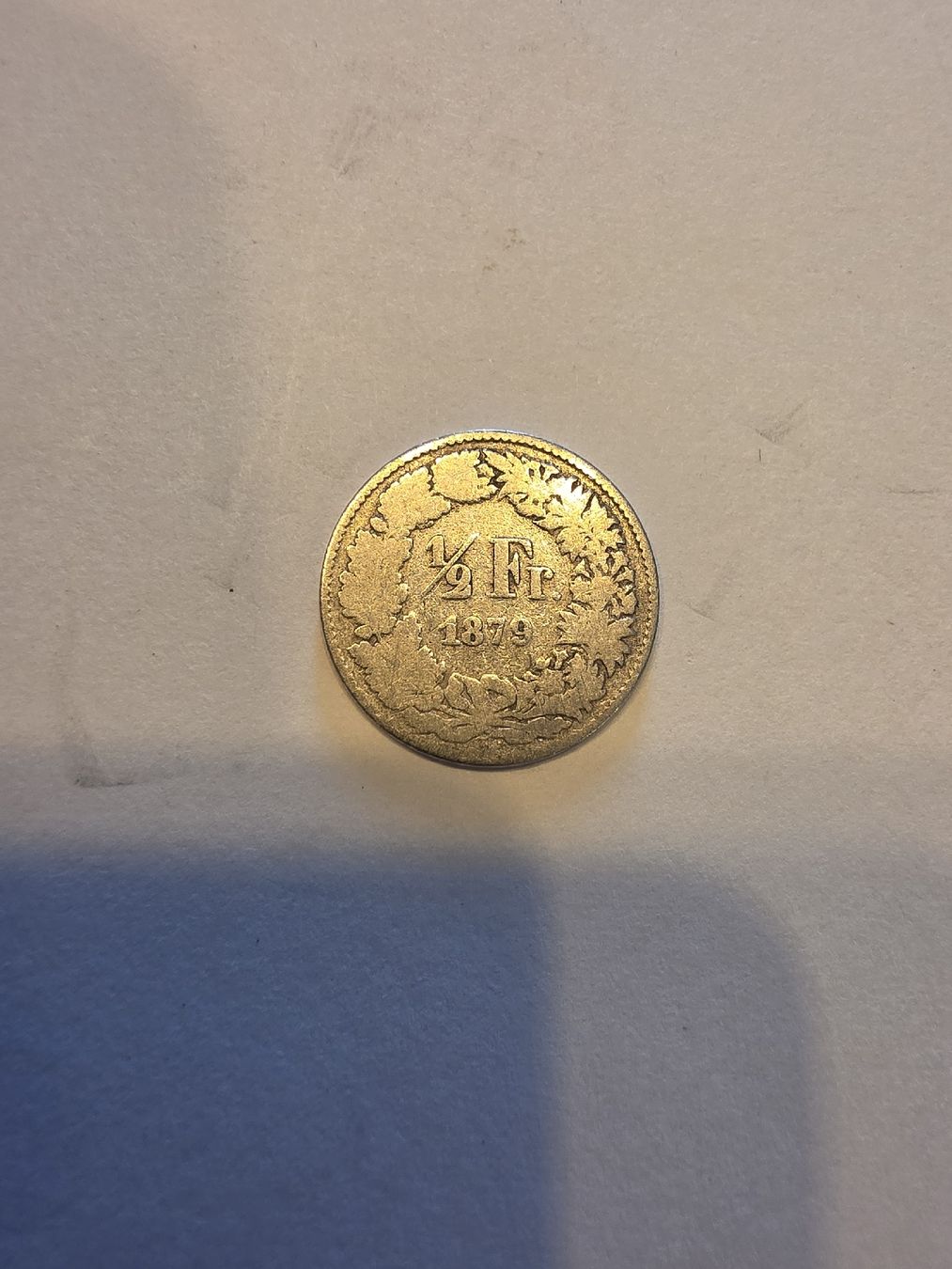 Toutes les monnaies: piece argent 50cts 1879 – D'occasion à Fribourg par yan_z5fr