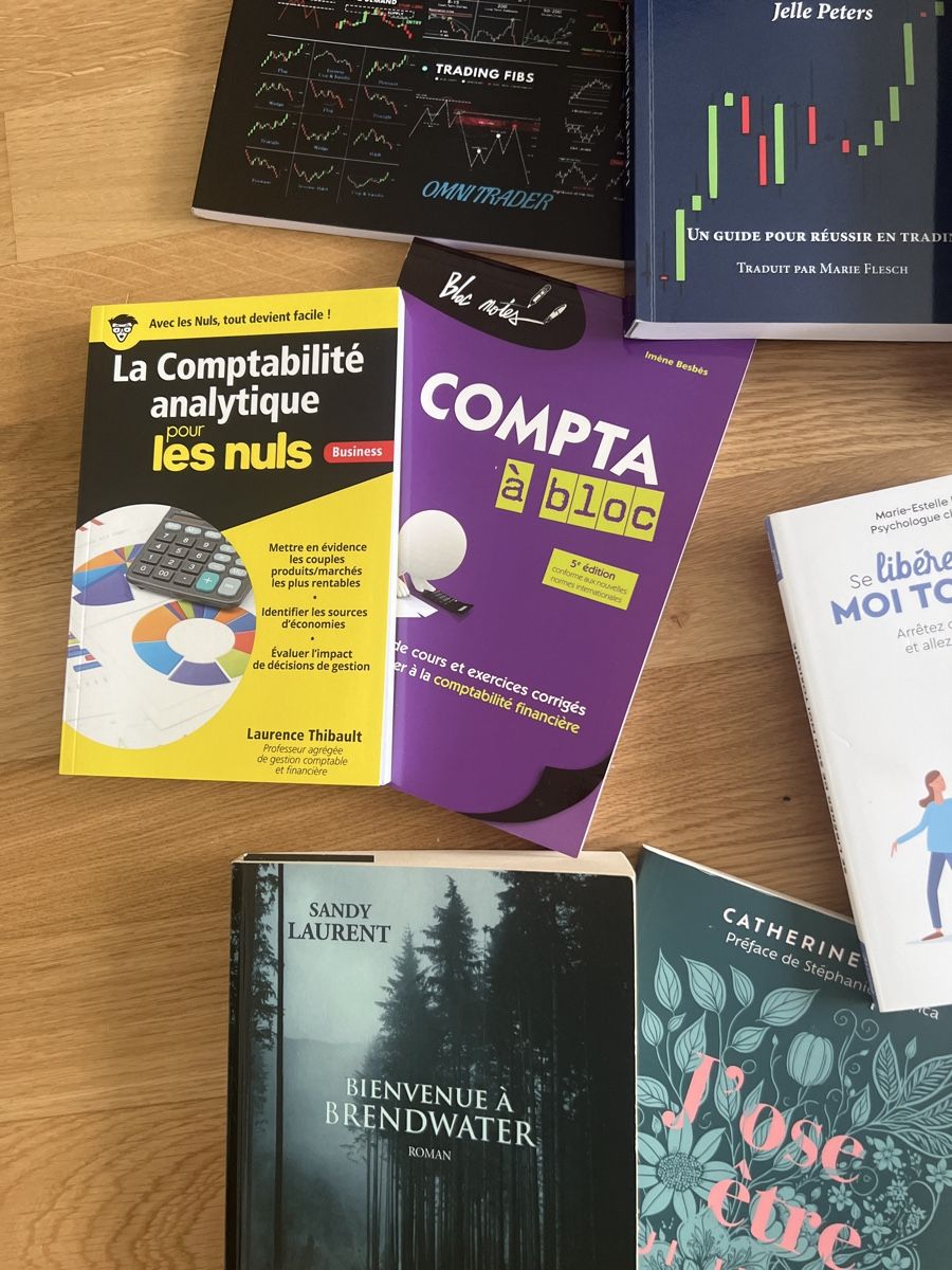 Lot de 10 livres: 
