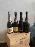 4 Flaschen Schaumwein / Champagner / Sekt