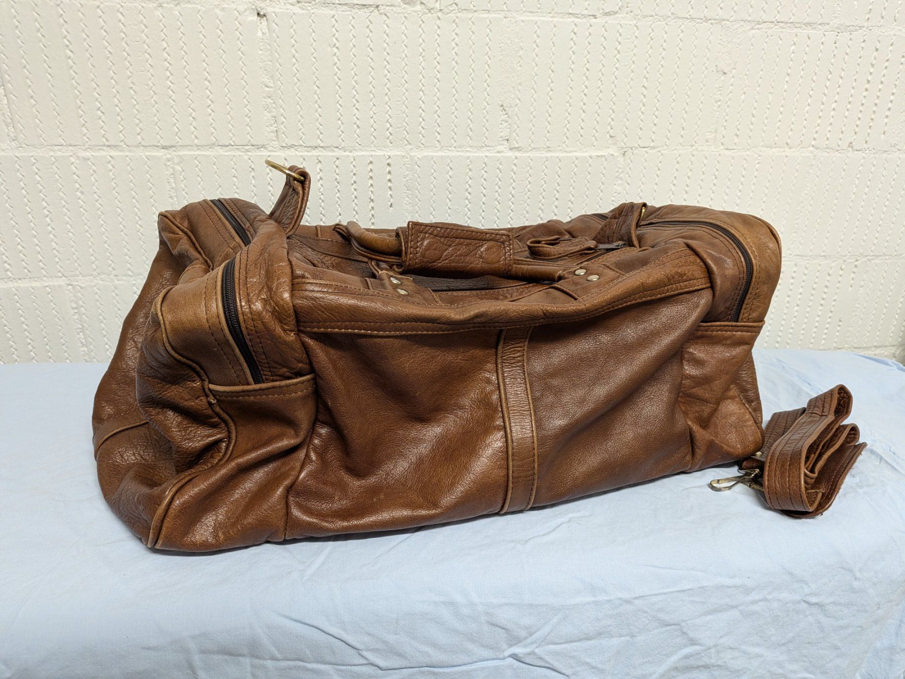 Borse: Lederreisetasche mit Tragegurt – Usato da Untersiggenthal venduto da Marlen59 2