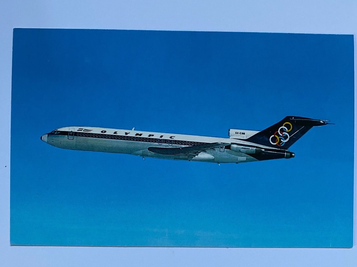 Cartoline postali: Ansichtskarte -Boeing B-727 OLYMPIC – Usato da Dübendorf venduto da Stoe26