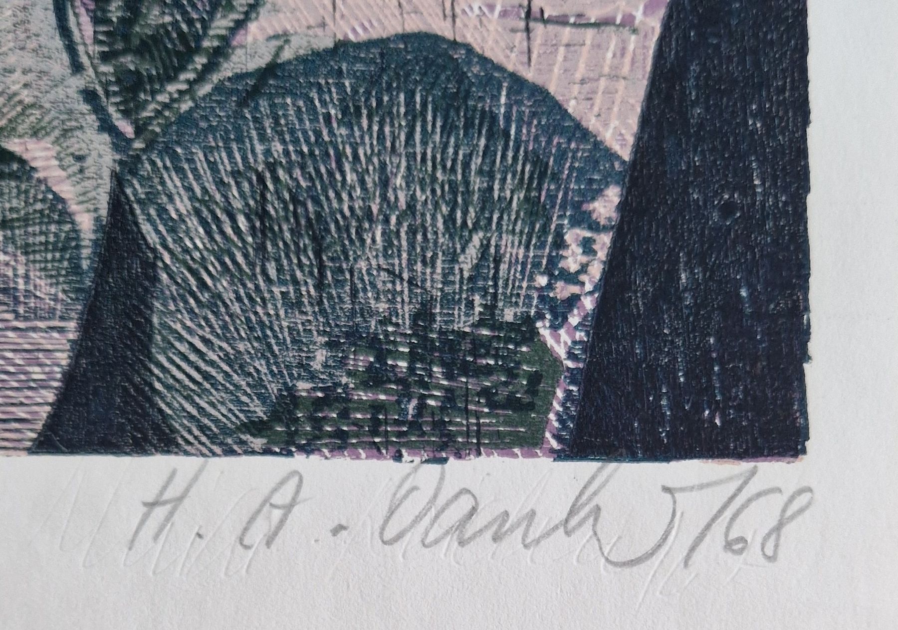 Xilografie: Holzschnitt Helmut A. Dankert – Usato da Locarno venduto da ris_py7x 1