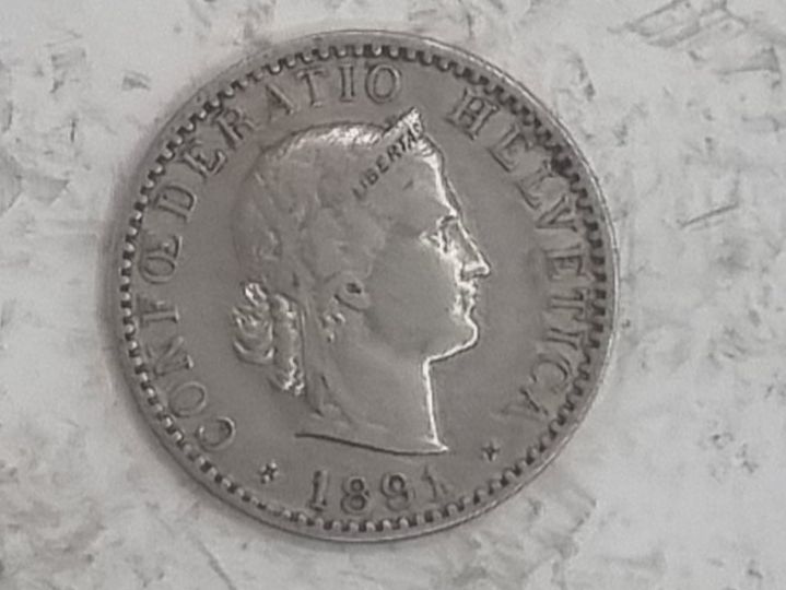 Tutti le monete: 20 rappen 1891 – Usato da Bure venduto da chap981