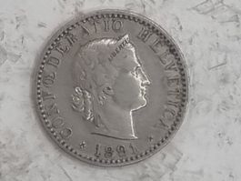 20 rappen 1891