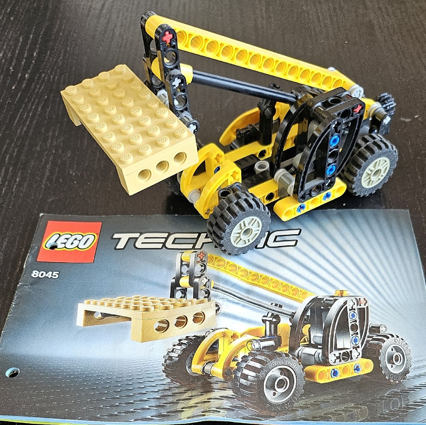 Lego Kit di costruzioni: Lego Technic (8045), Mini-Teleskoplader oder Motorrad,2 in 1 – Usato da Abtwil SG venduto da Dxl