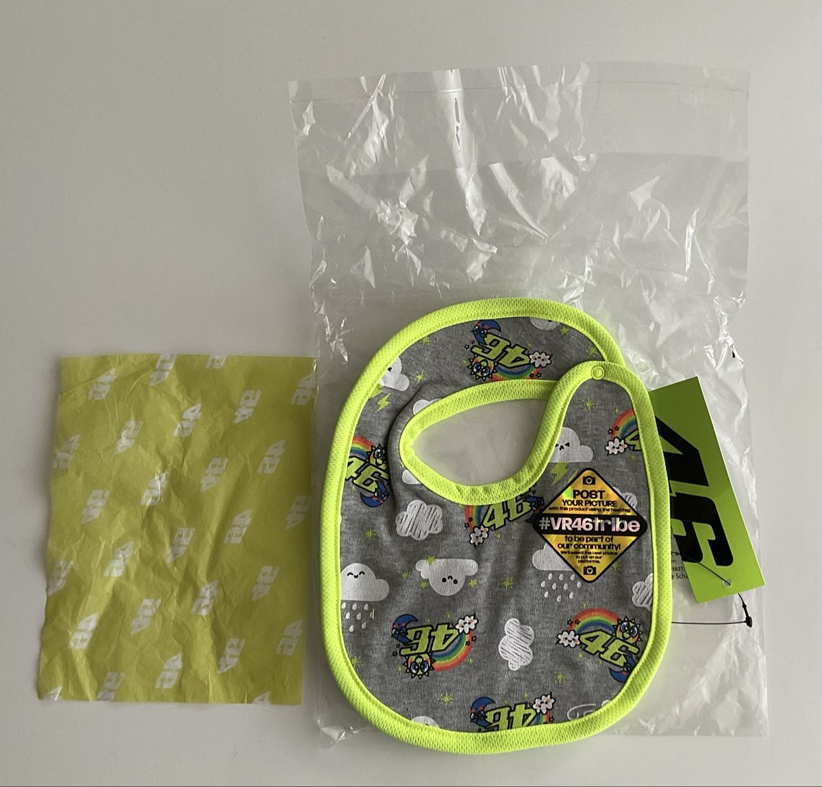 Pasti del neonato: Bavette bébé Valentino Rossi – Nuovo e nell'imballaggio originale da Le Landeron venduto da Gianns46 2
