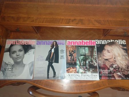 Annabelle Konvolut 4 Zeitschriften Modemagazin 