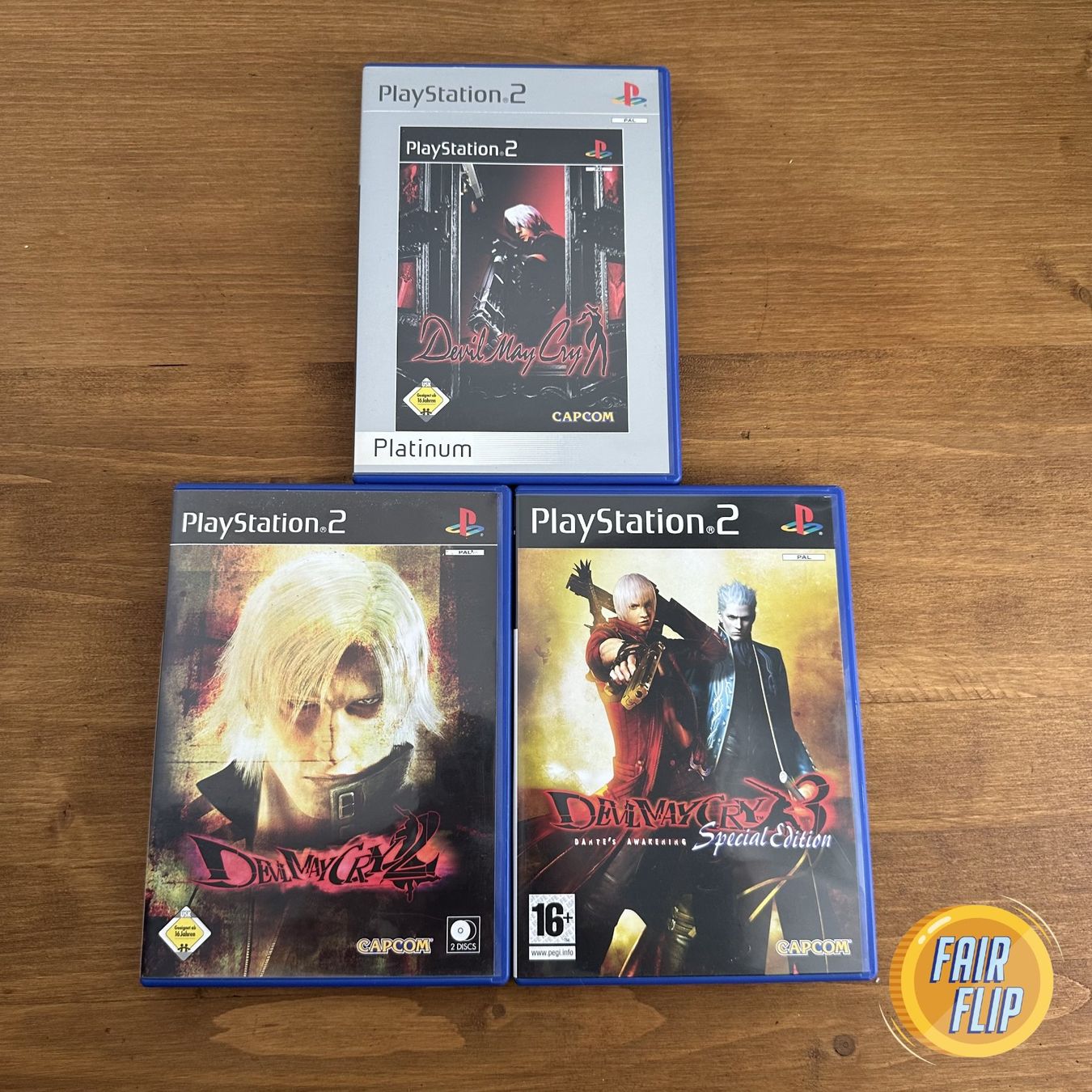 Spiele: PS2 Devil May Cry 1+2+3 Set – Gebraucht aus Luzern von fairflip