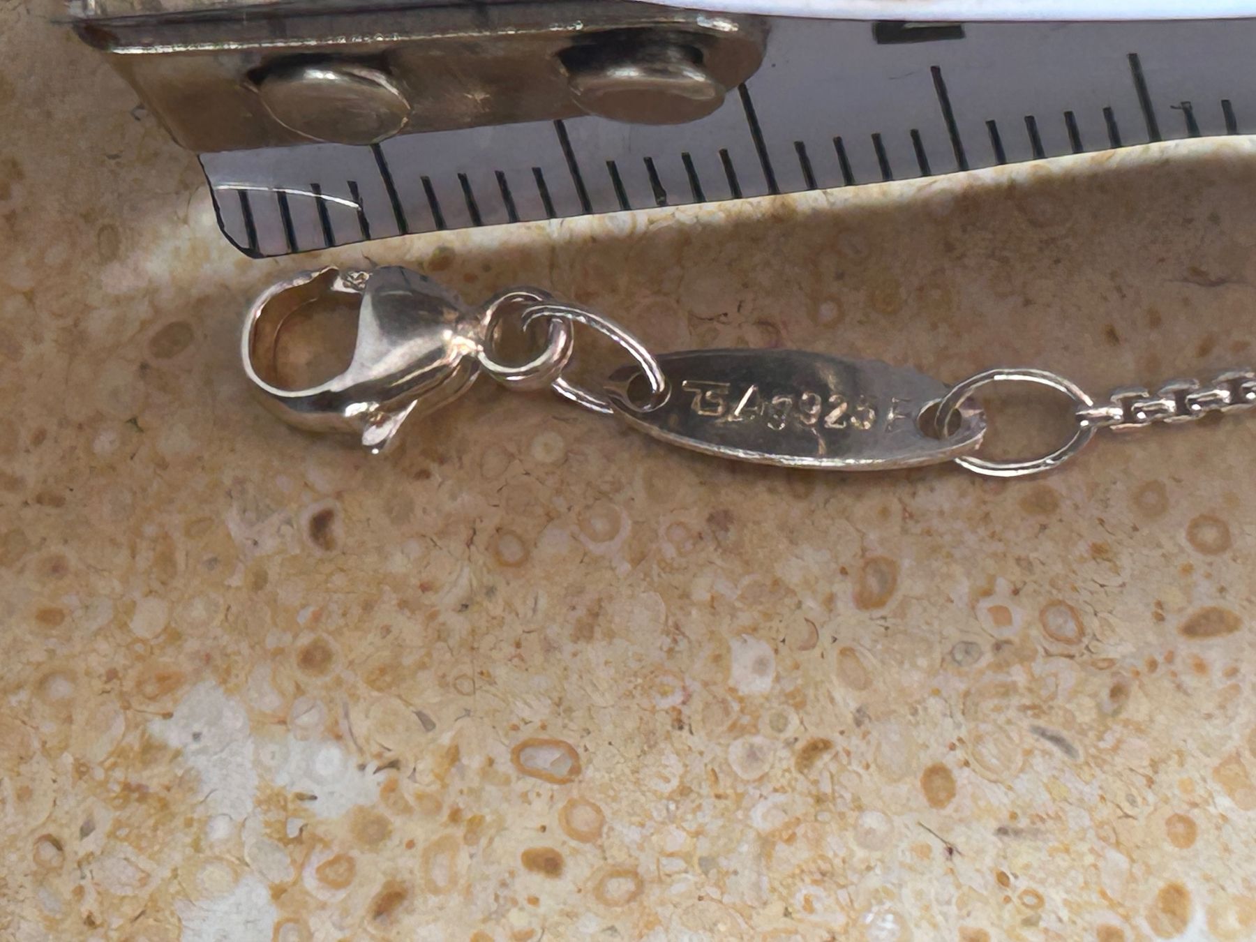 Catenine: Silberkette mit Perle, Vintage 925 – Usato da Basel venduto da bellespirit 8