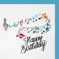 Happy Birthday 2D Karte
