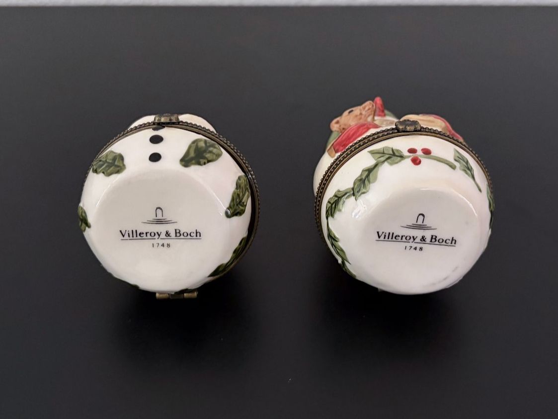 Villeroy & Boch Figuren: Villeroy & Boch Schneemann Dose 2 Stück – Gebraucht aus Birr von Jamonline 4